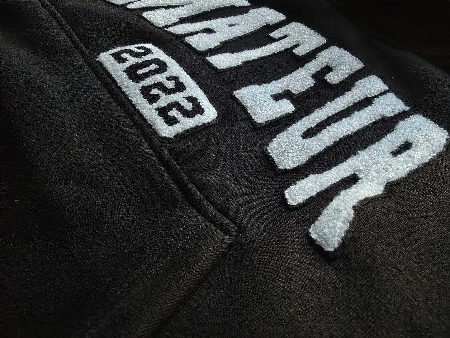 Black oat hoodie