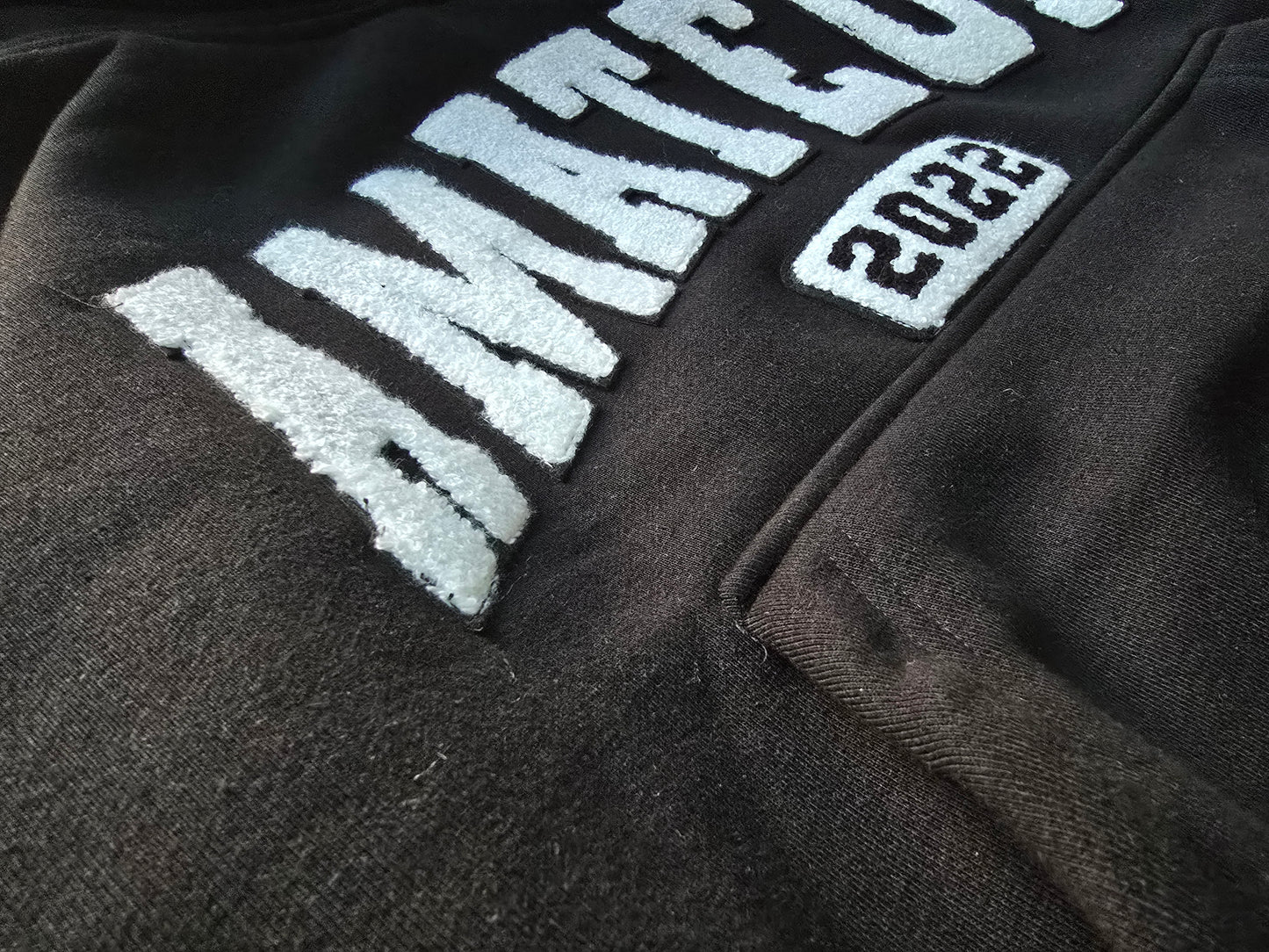 Black oat hoodie