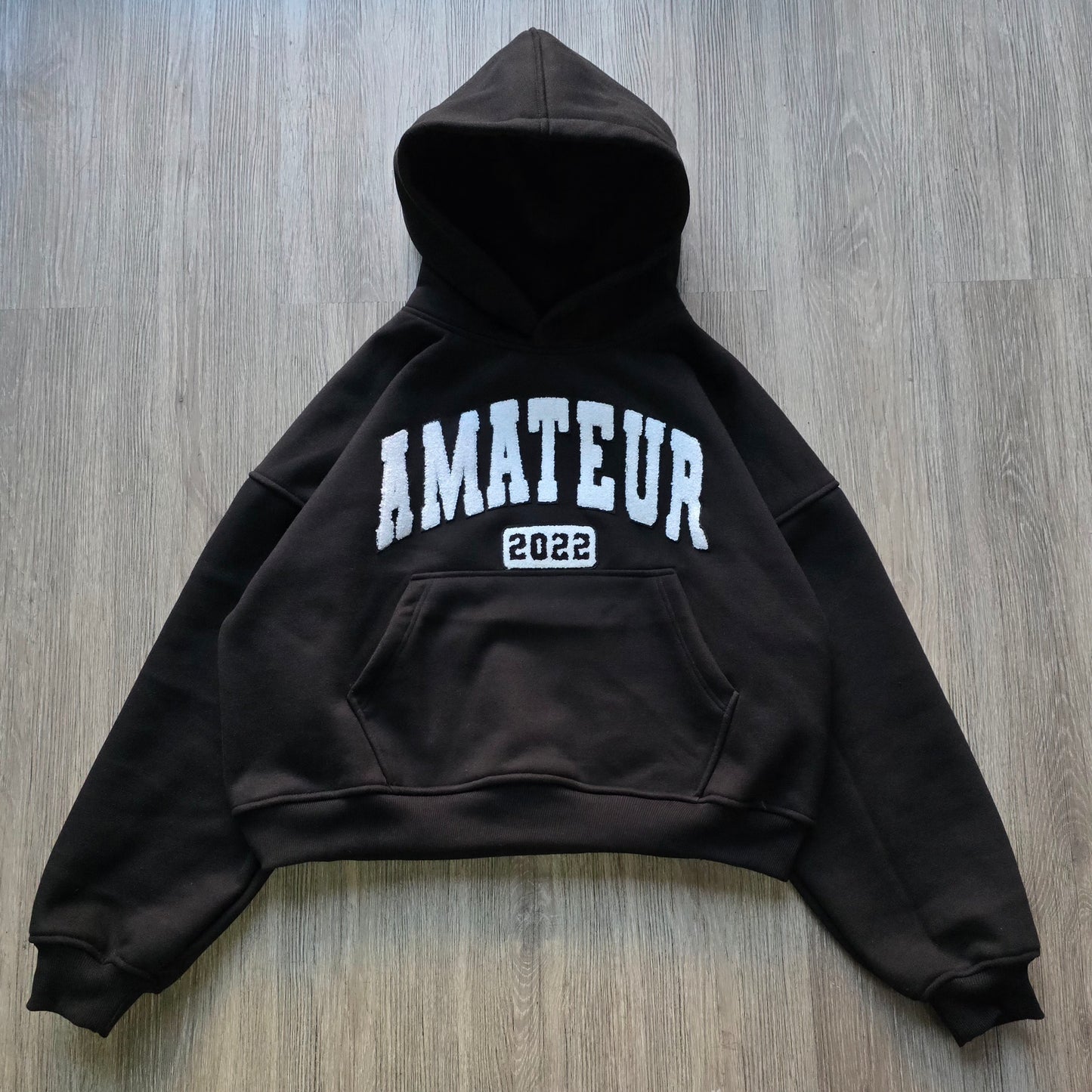 Black oat hoodie