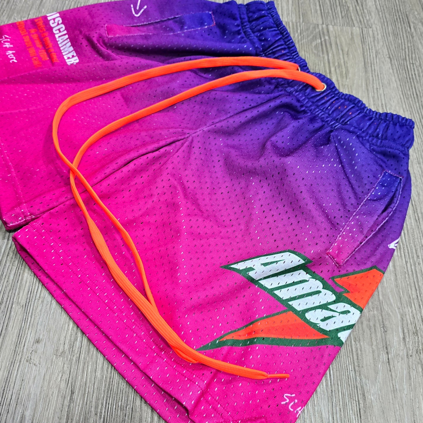 AMATEUR PASTEL PURPLE MESH SHORTS