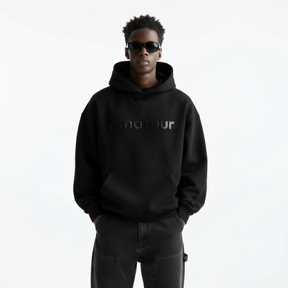 HOODIE TRIPPLE BLACK AMATEUR