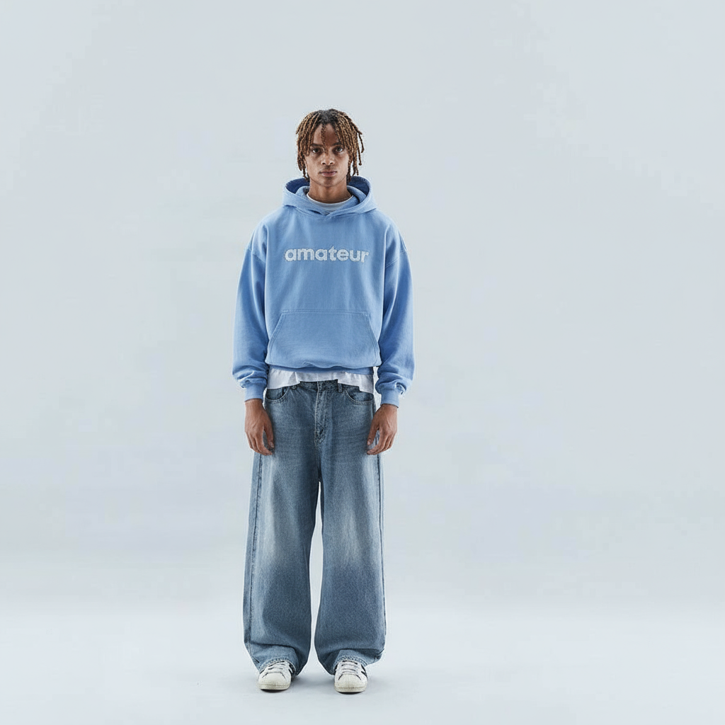 HOODIE SKY BLUE AMATEUR
