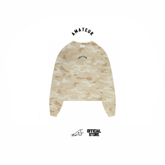 AMATEUR DRY SEASON - DESERT CAMO CREWNECK