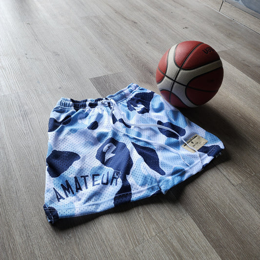 AMATEUR BALLER SHORTS SNOW CAMOUFLAGE