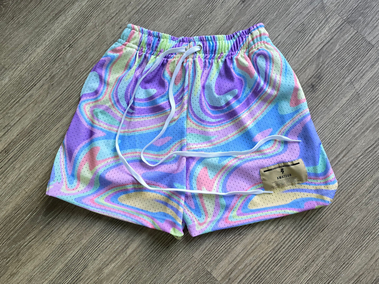 AMATEUR MARBLE MESH SHORTS