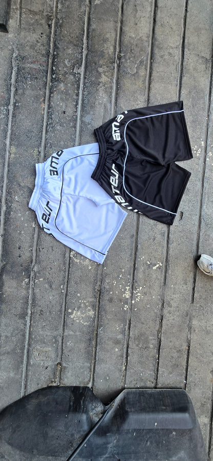 AMATEUR Y2K MESH SHORTS