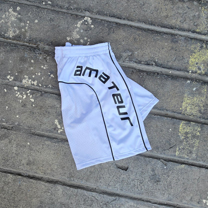 AMATEUR Y2K MESH SHORTS