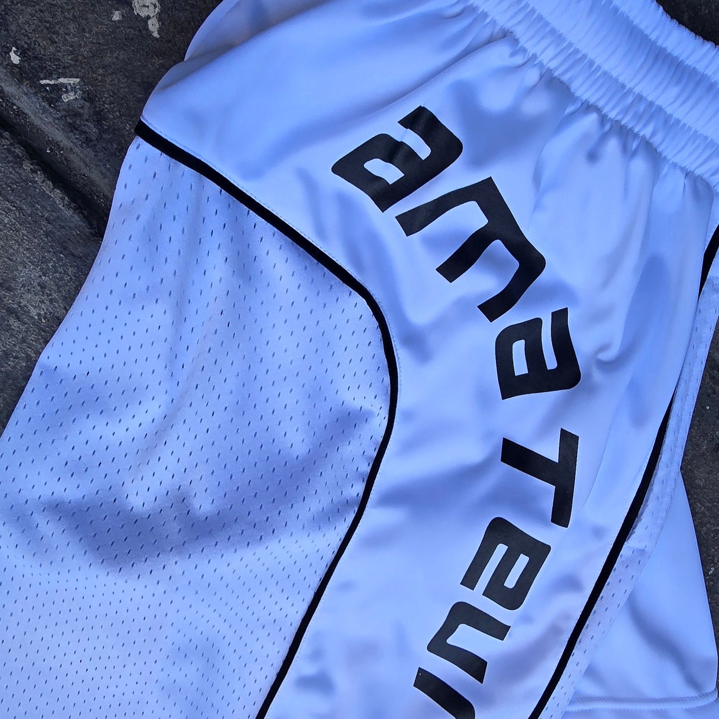 AMATEUR Y2K MESH SHORTS