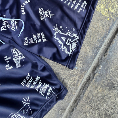 AMATEUR LOW WAIST PLAID BLUE PRINT OF SUCCESS