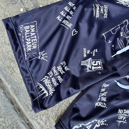 AMATEUR LOW WAIST PLAID BLUE PRINT OF SUCCESS