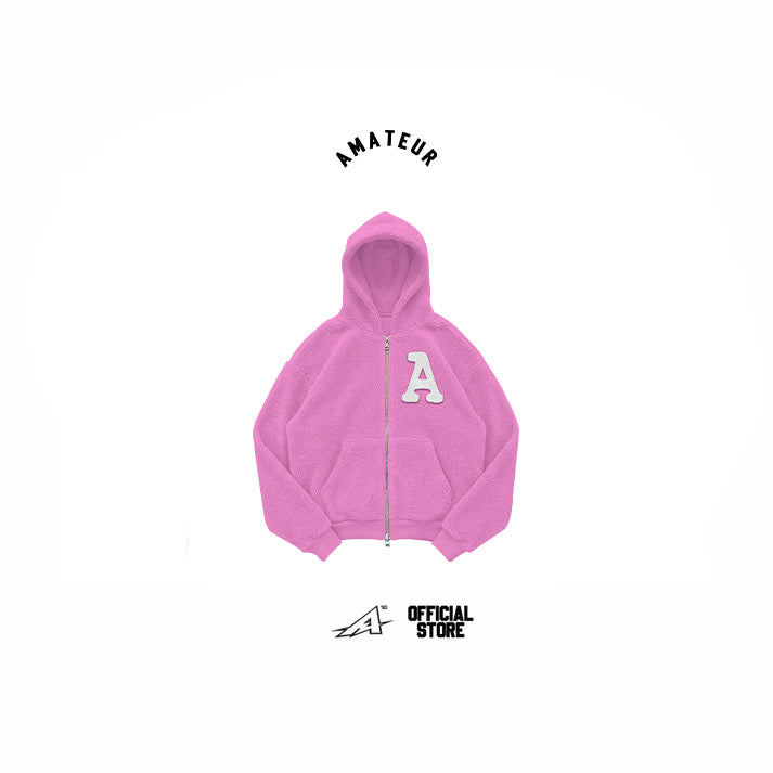 AMATEUR FLEECE HOODIE (DUAL  ZIPPER)