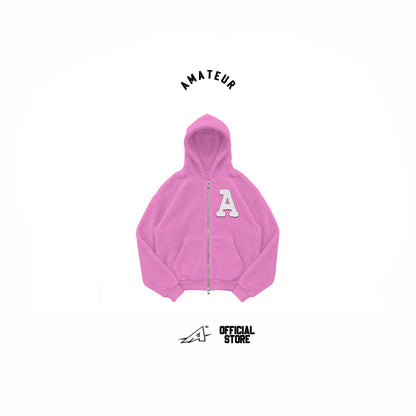AMATEUR FLEECE HOODIE (DUAL  ZIPPER)