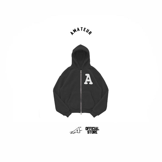 AMATEUR FLEECE HOODIE (DUAL  ZIPPER)