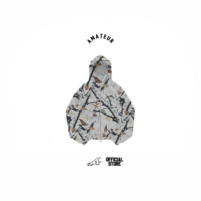 AMATEUR TREE HOODIE (DUAL  ZIPPER)