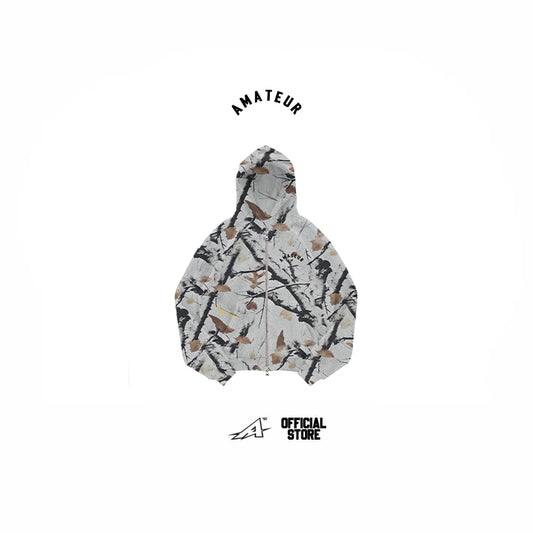 AMATEUR TREE HOODIE (DUAL  ZIPPER)