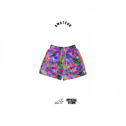AMATEUR SNAKESKIN VILLAIN MESH SHORTS