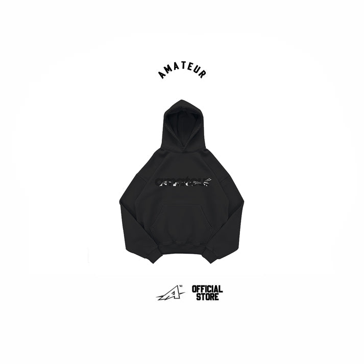 HOODIE TRIPPLE BLACK AMATEUR