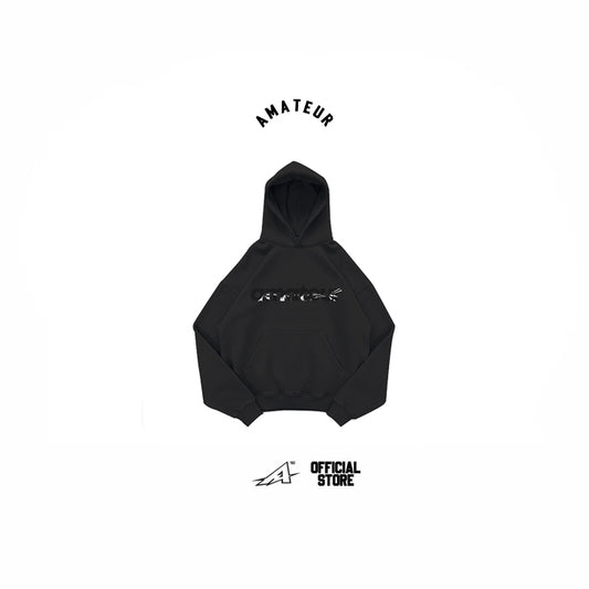 HOODIE TRIPPLE BLACK AMATEUR