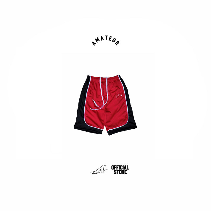 AMATEUR CHERRIES BAGGY MESH SHORTS