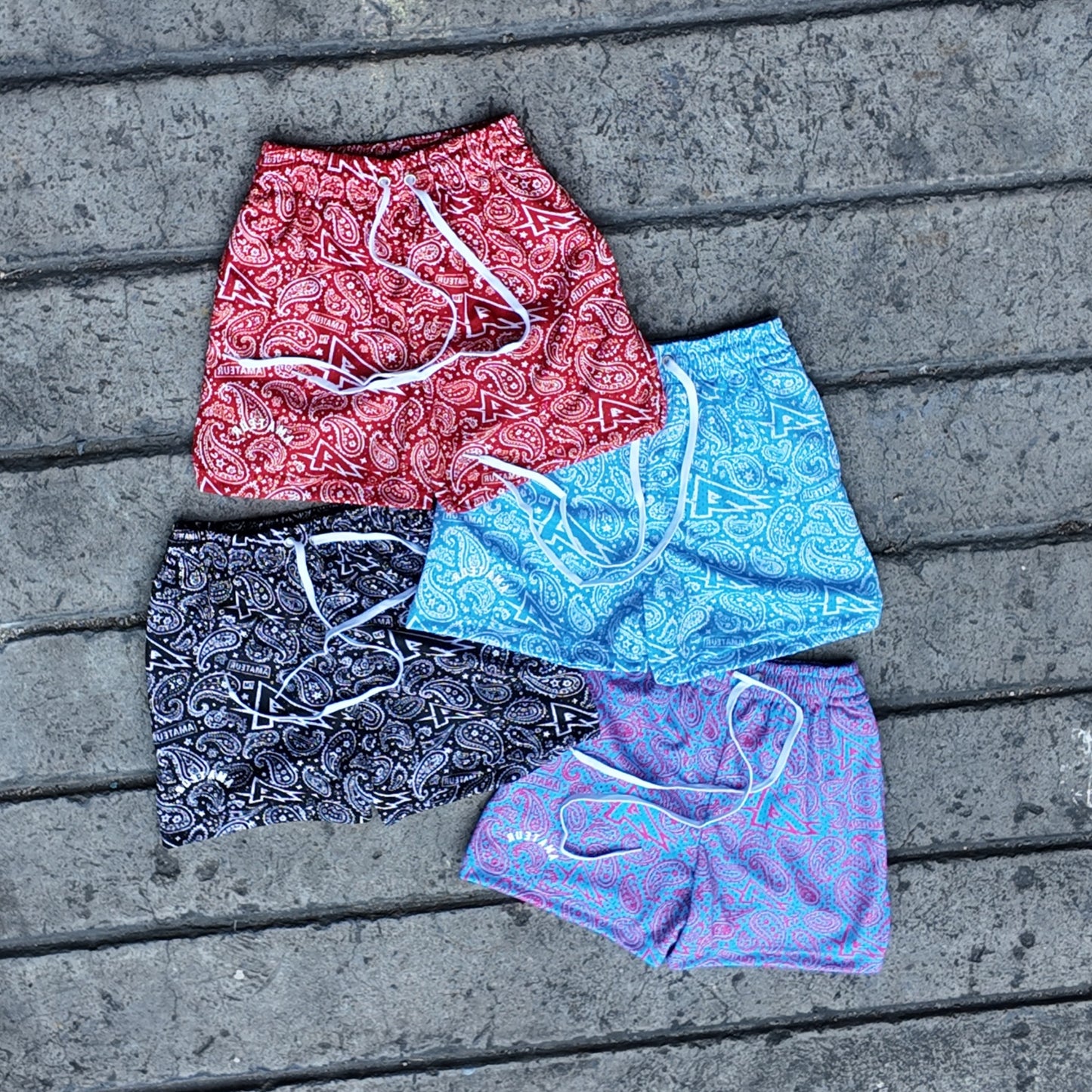 AMATEUR PAISLEY BALLER SHORTS