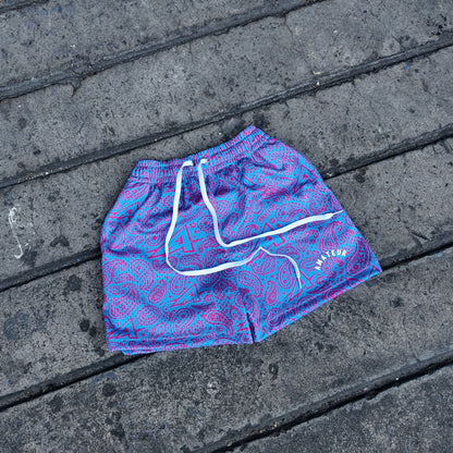 AMATEUR PAISLEY BALLER SHORTS