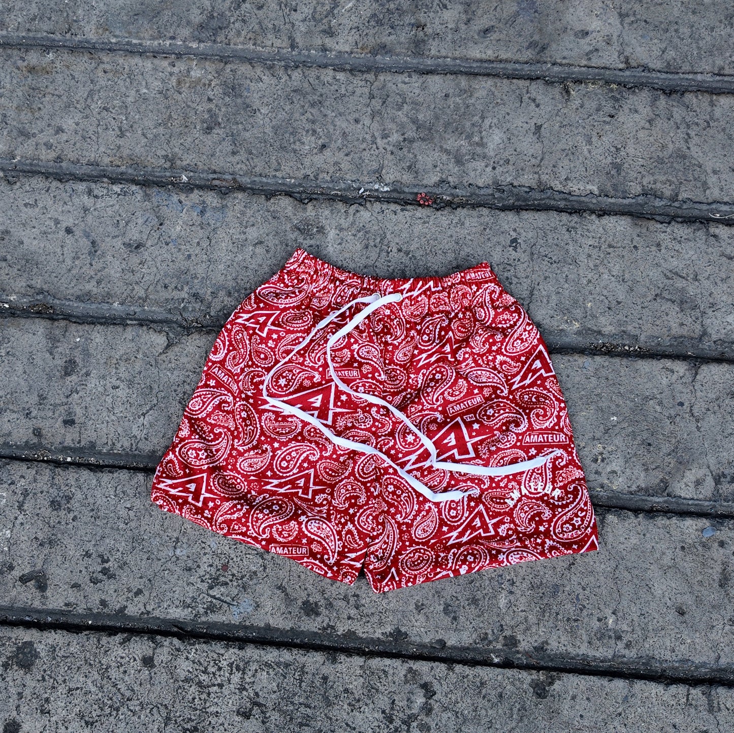 AMATEUR PAISLEY BALLER SHORTS