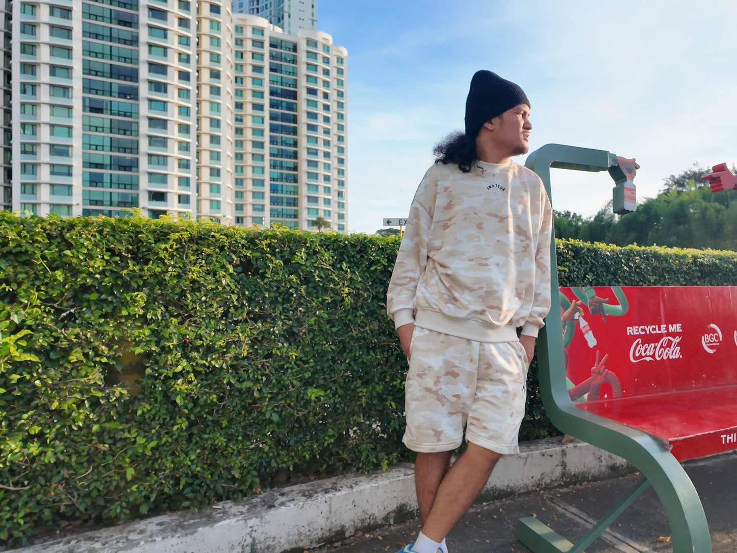 AMATEUR DRY SEASON - DESERT CAMO CREWNECK