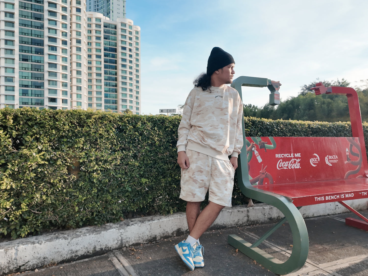 AMATEUR DRY SEASON - DESERT CAMO CREWNECK