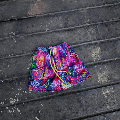 AMATEUR SNAKESKIN VILLAIN MESH SHORTS