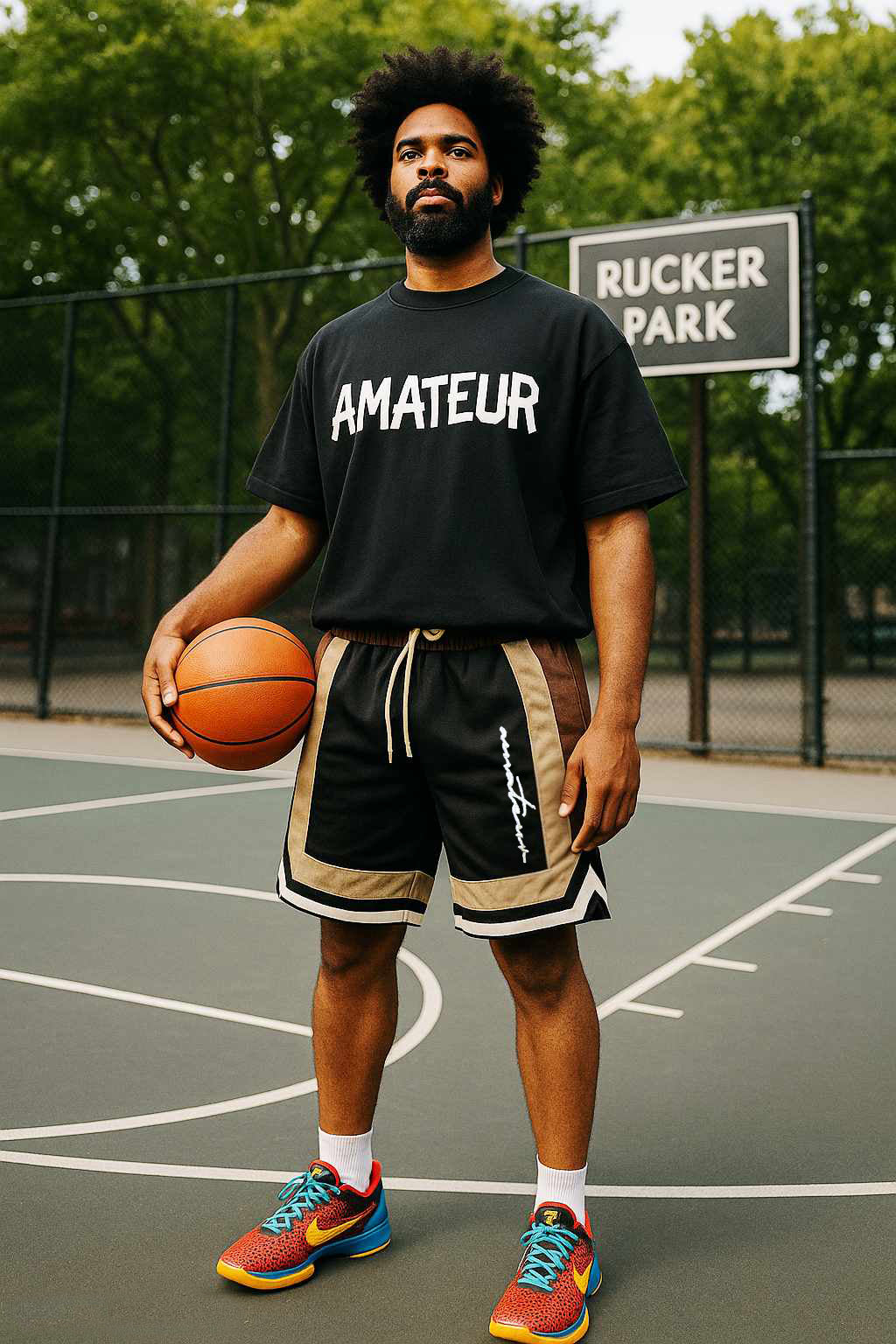 AMATEUR SCRIPT BALLER SHORTS