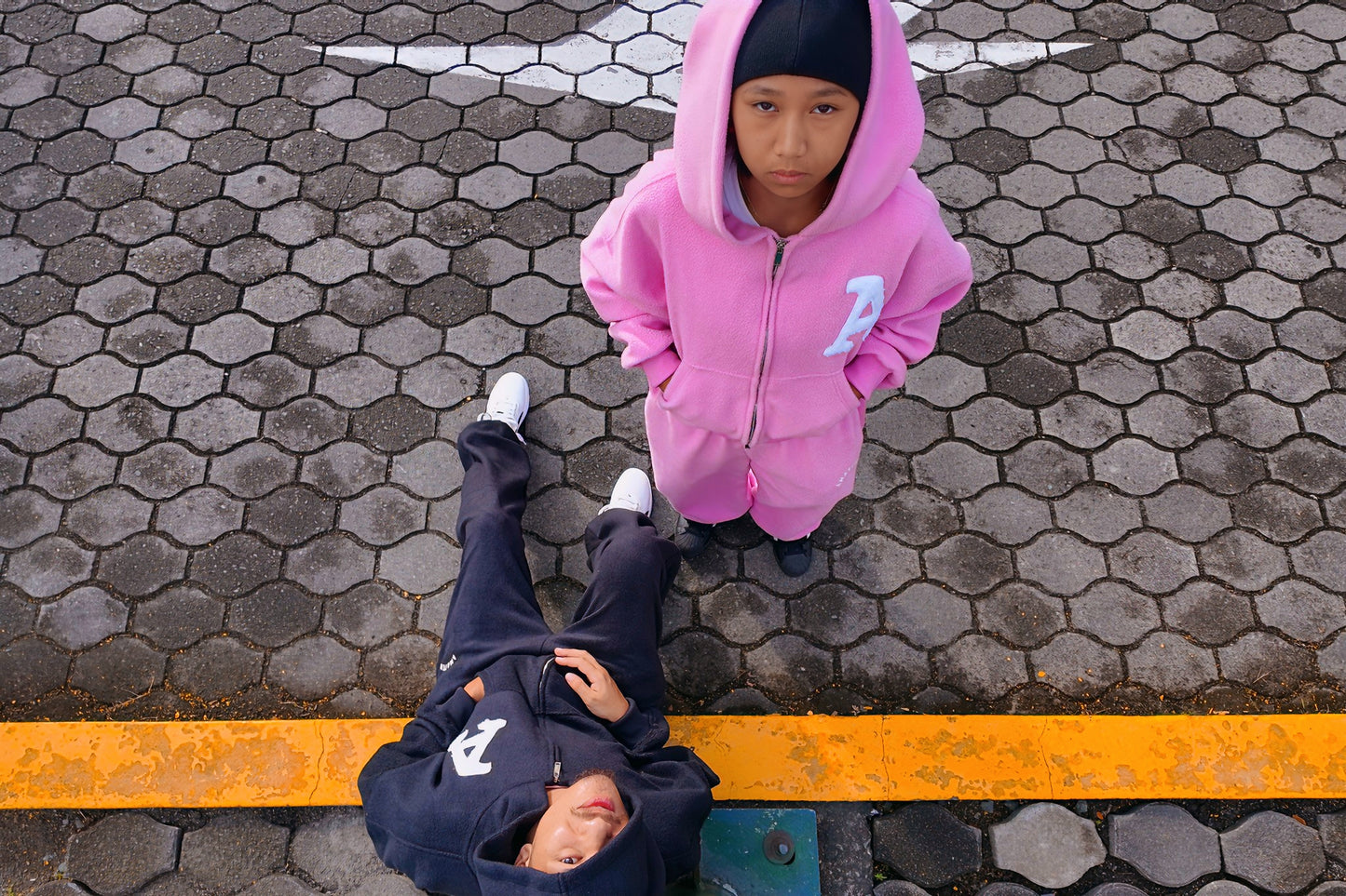 AMATEUR FLEECE HOODIE (DUAL  ZIPPER)