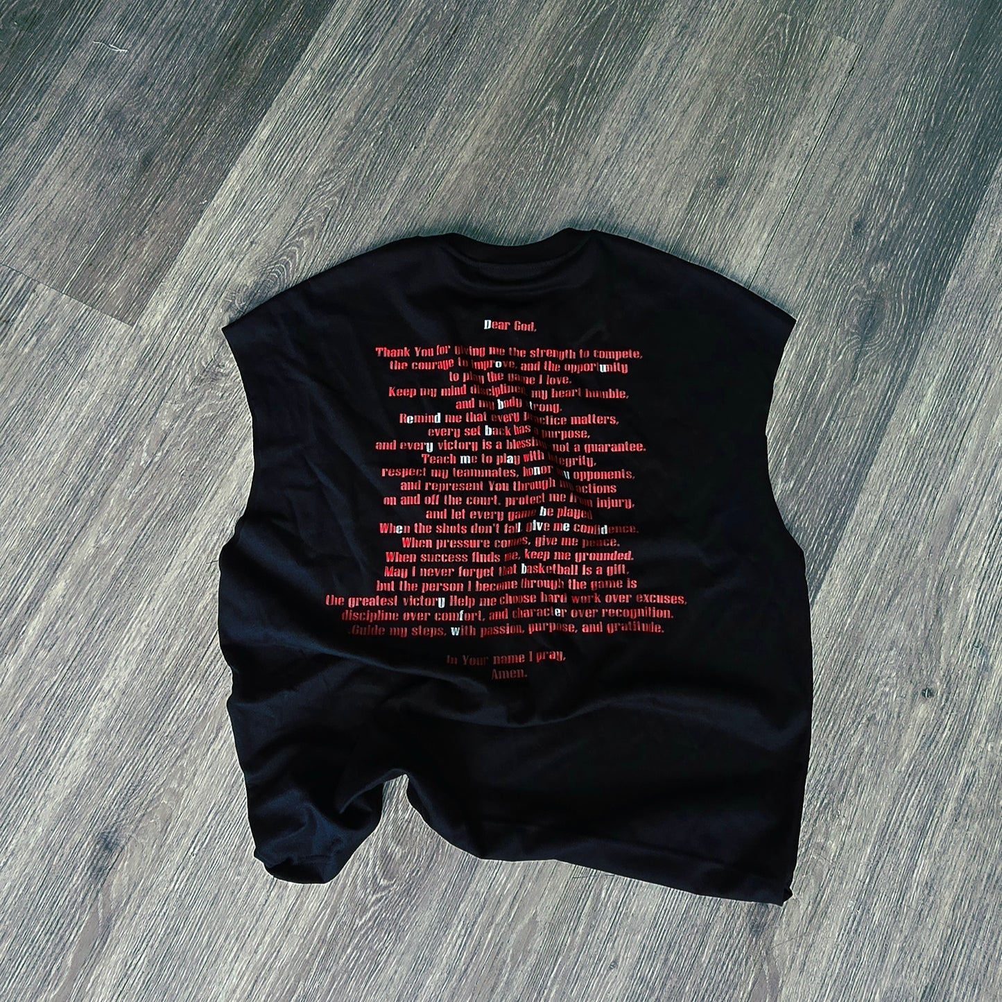 AMATEUR HOOOPS PRAYER MUSCLE TEES