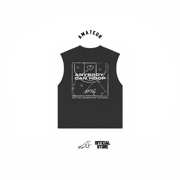 AMATEUR ANYBODY CAN HOOP MUSCLE TEES